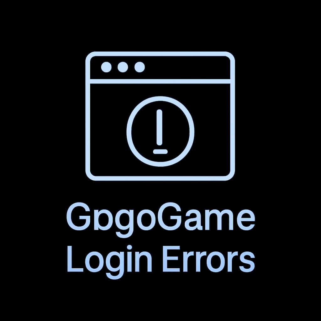 A professional badge representing GogoGame login errors.