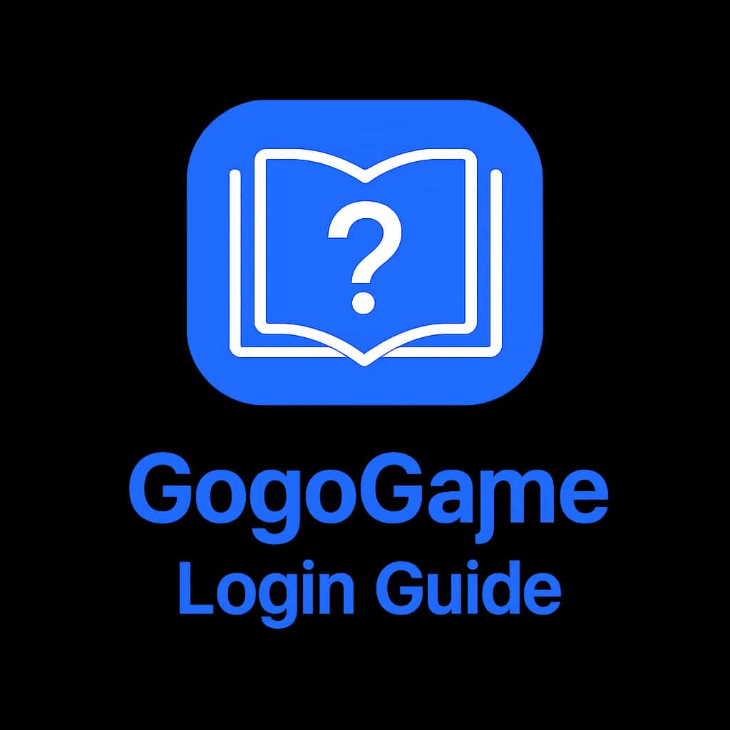An icon representing the GogoGame Login Guide in a professional style.