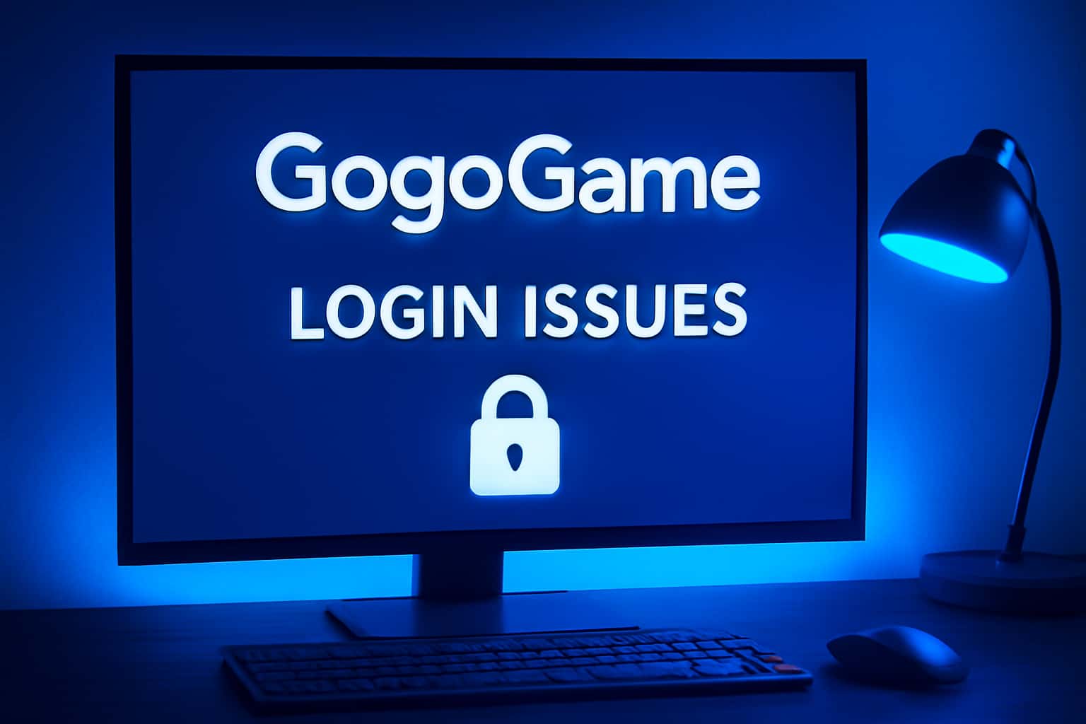 An informative graphic related to GogoGame login problems.