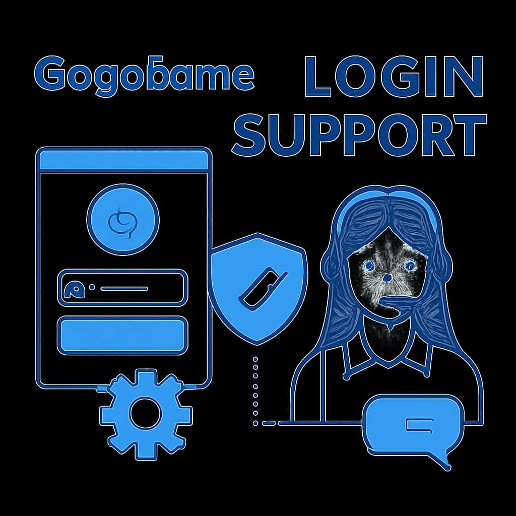 An educational diagram about GogoGame Login Support processes.