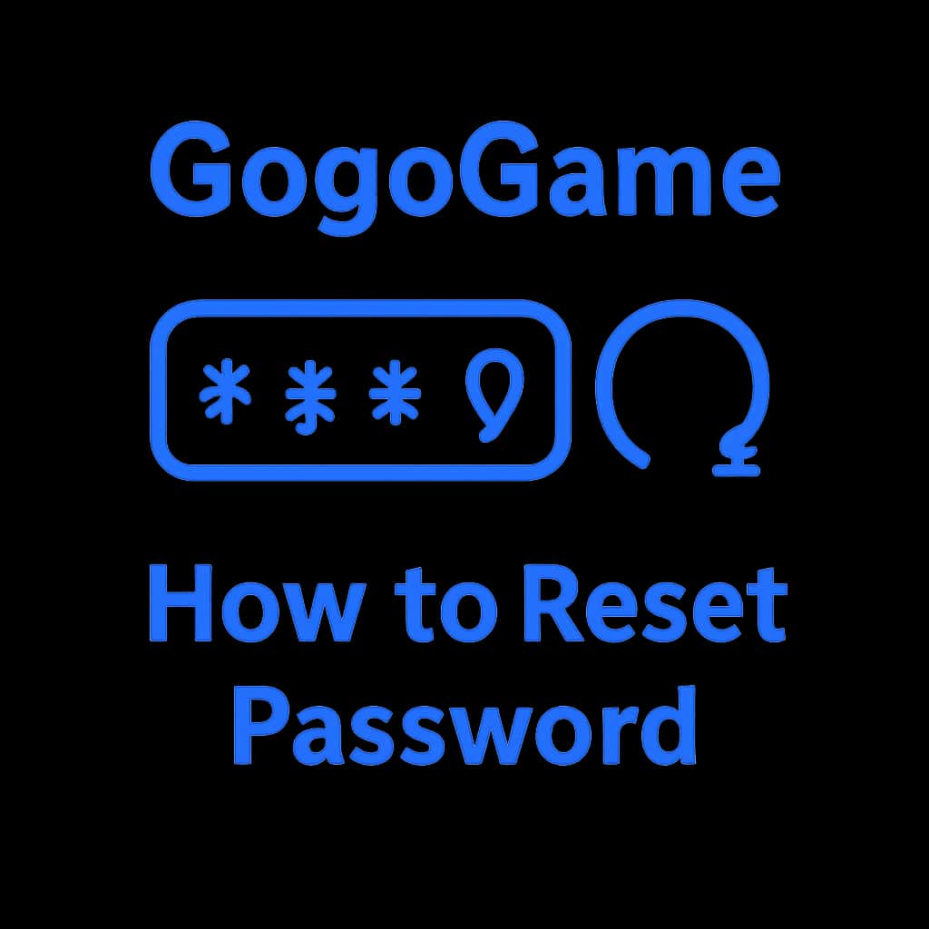 An icon representing password reset guidance for GogoGame.
