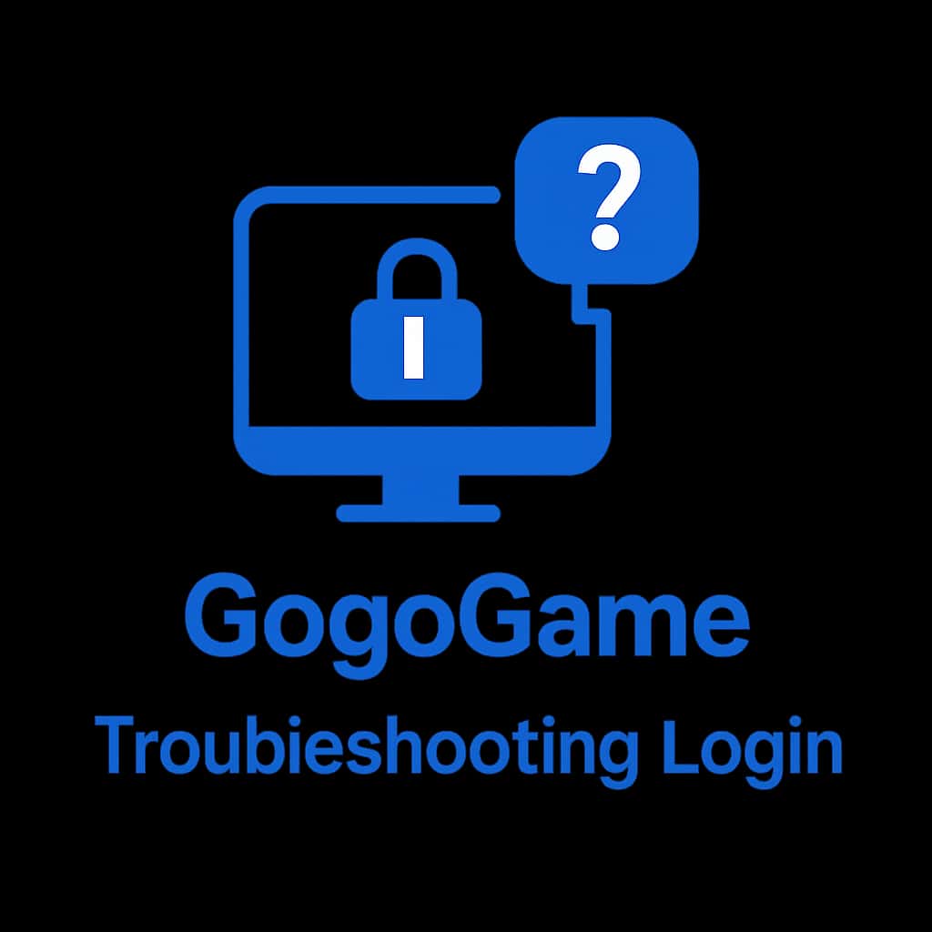 A badge symbol representing assistance for GogoGame login issues.